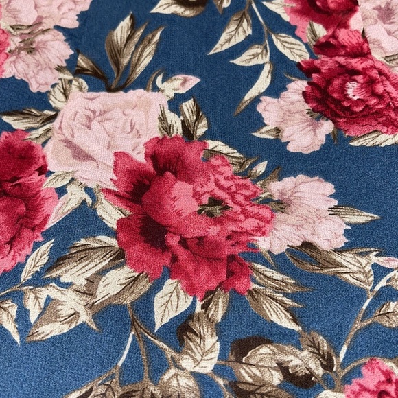 SHEIN | Floral Print Ruffled Mermaid Dress - Picture 15 of 15